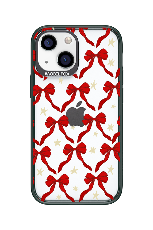 Bow & Stars (Transparent) - Apple iPhone 13 Mini