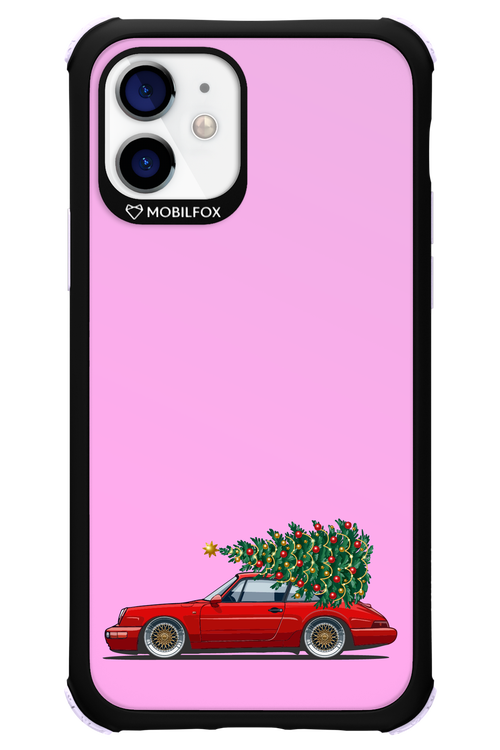 XMAS Car Pink - Apple iPhone 12