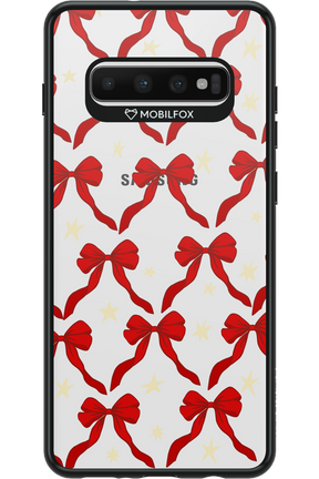 Bow & Stars (Transparent) - Samsung Galaxy S10+