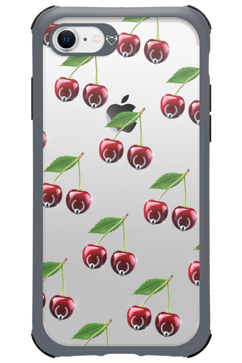 Spicy Cherries Transparent - Apple iPhone 7