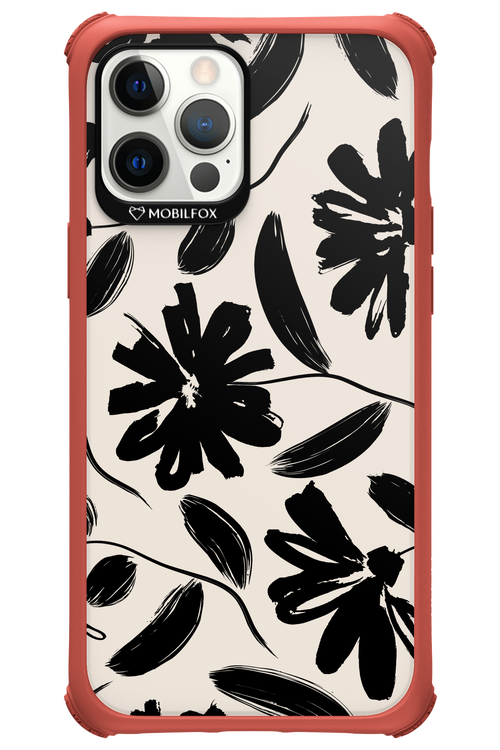 Monochrome Flowerss 2.0 - Apple iPhone 12 Pro Max