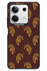 Burgundy Leopard Pattern - Xiaomi Redmi Note 13 5G