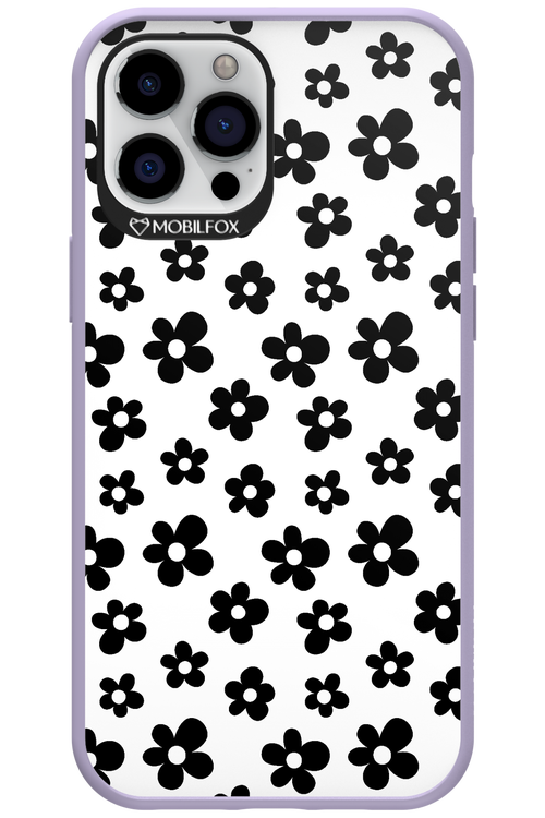 Monochrome Flowers  - Apple iPhone 12 Pro Max