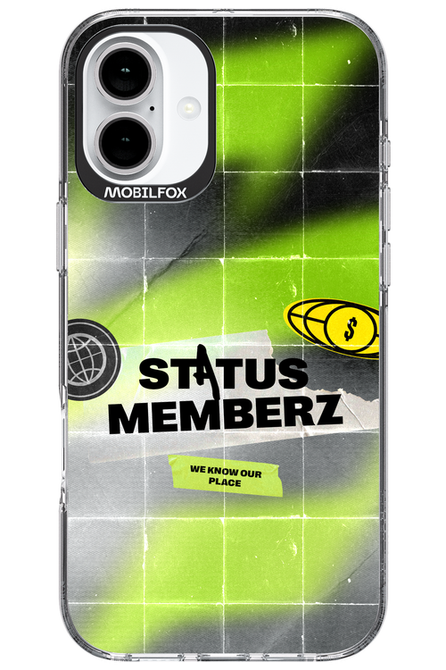 Status Memberz - Apple iPhone 16 Plus