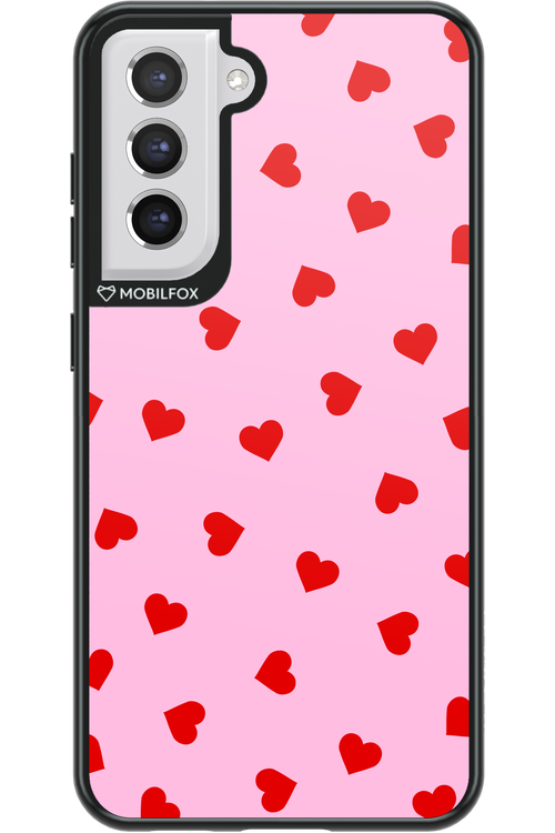 Sprinkle Heart Pink - Samsung Galaxy S21 FE