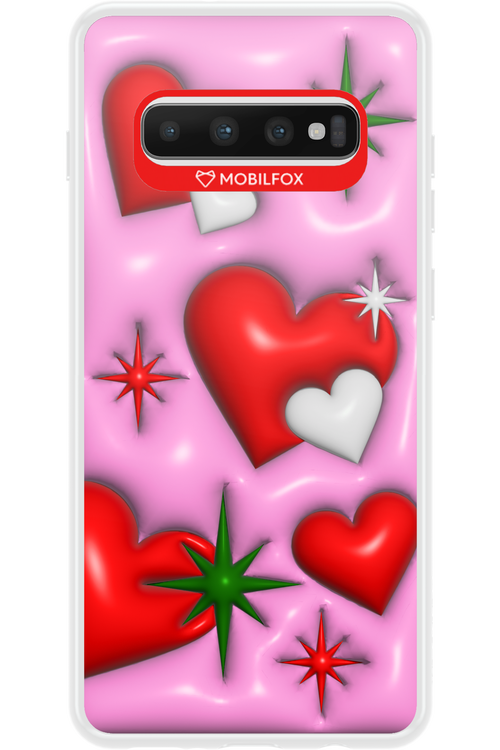 Holiday Hearts - Samsung Galaxy S10+