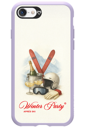 Winter Ski Party - Apple iPhone 8