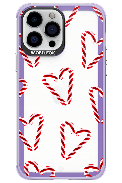 Candy Cane Hearts - Apple iPhone 13 Pro Max