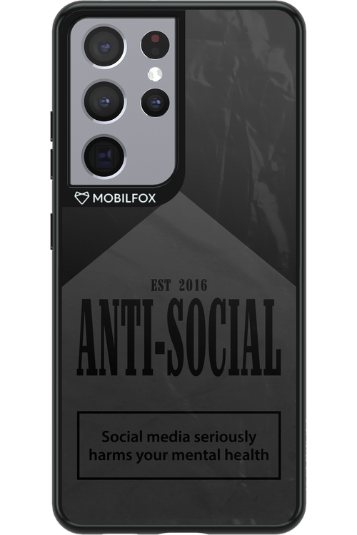ANTI-SOCIAL (BLVCK) 2.0 - Samsung Galaxy S21 Ultra
