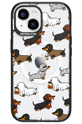 Scary Dachshund (Transparent) - Apple iPhone 15