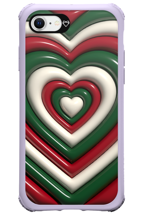 XMAS Hearts - Apple iPhone SE 2020