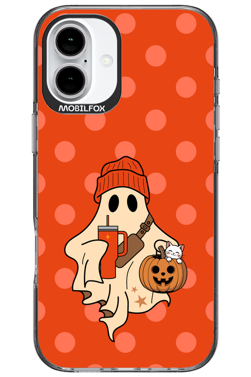 Ghost Girl (Orange) - Apple iPhone 16 Plus