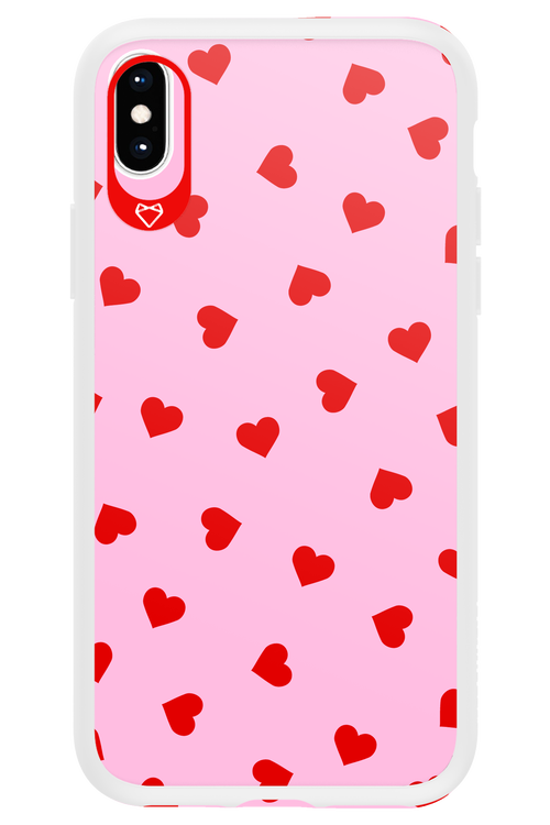 Sprinkle Heart Pink - Apple iPhone X