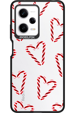Candy Cane Hearts - Xiaomi Redmi Note 12 Pro 5G