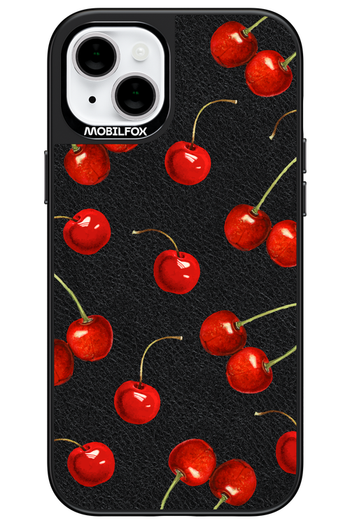 Cherry Leather - Apple iPhone 15 Plus