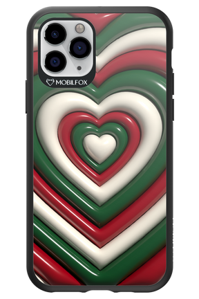 XMAS Hearts - Apple iPhone 11 Pro