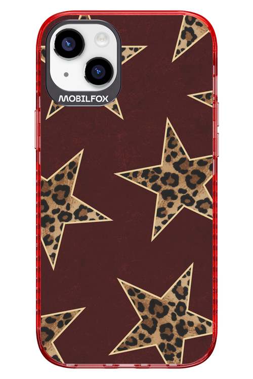 Wild Stars Burgundy - Apple iPhone 14 Plus