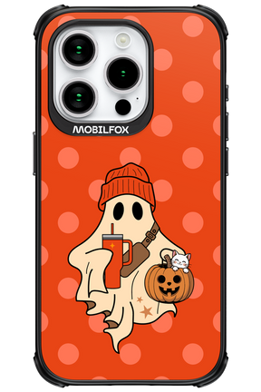 Ghost Girl (Orange) - Apple iPhone 15 Pro