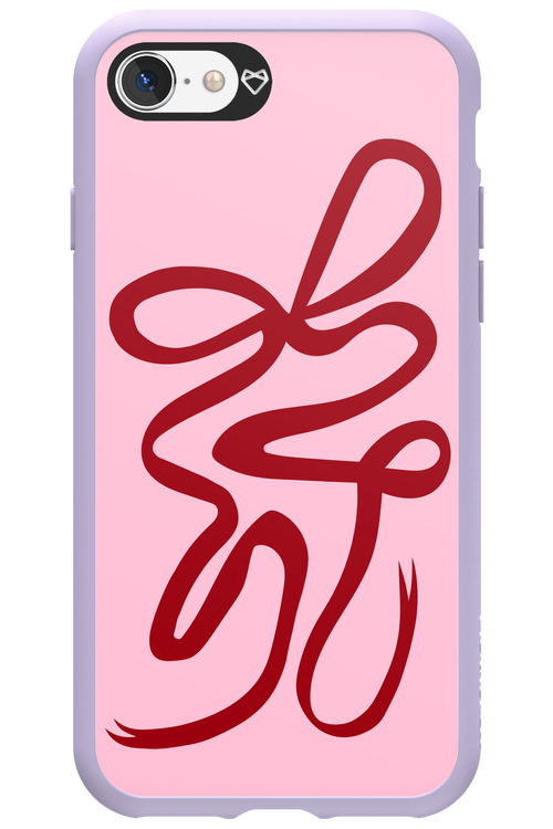 Burgundy Bow - Apple iPhone SE 2020