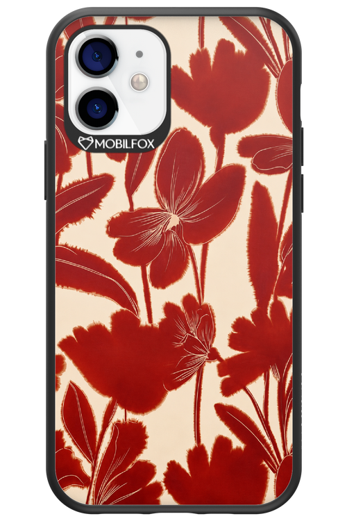 Burgundy Flowers 2.0 - Apple iPhone 12