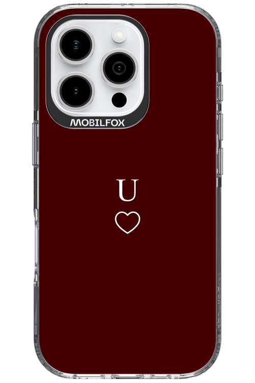 U Burgundia 2.0 - Apple iPhone 16 Pro