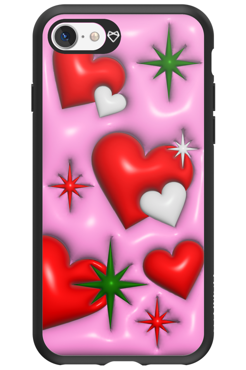 Holiday Hearts - Apple iPhone 7