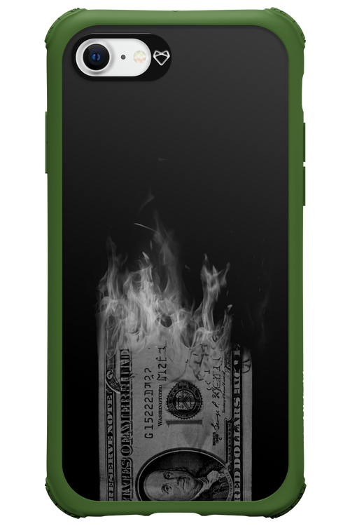 Money Burn B&W 2.0 - Apple iPhone SE 2022