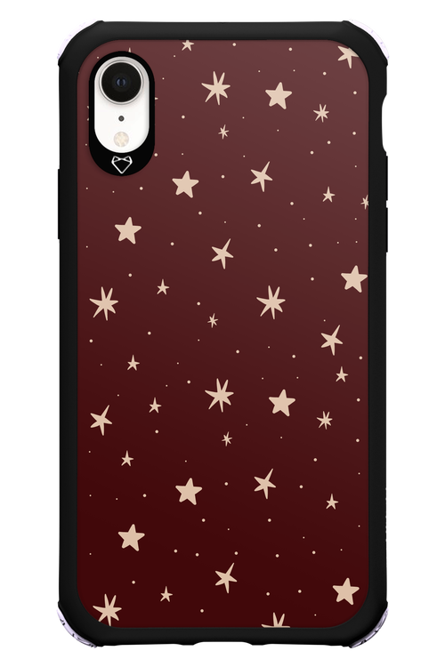 Burgundy Stars - Apple iPhone XR