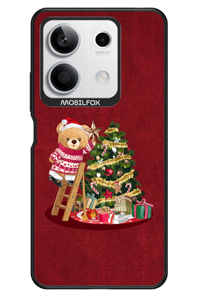Christmas Bear (Burgundy) - Xiaomi Redmi Note 13 5G