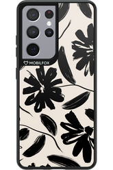 Monochrome Flowerss - Samsung Galaxy S21 Ultra