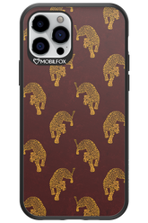 Burgundy Leopard Pattern - Apple iPhone 12 Pro