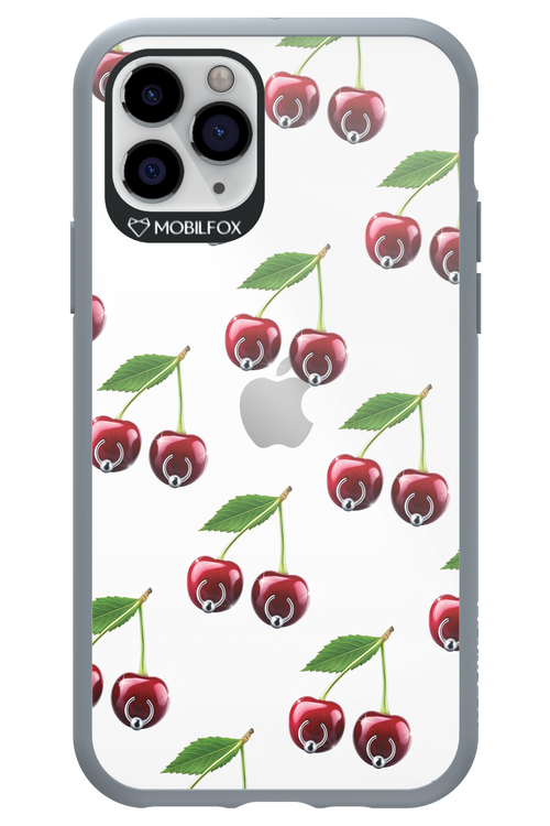 Spicy Cherries Transparent - Apple iPhone 11 Pro