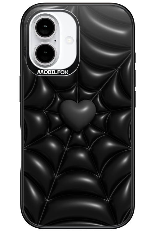 Black Spider Heart - Apple iPhone 16