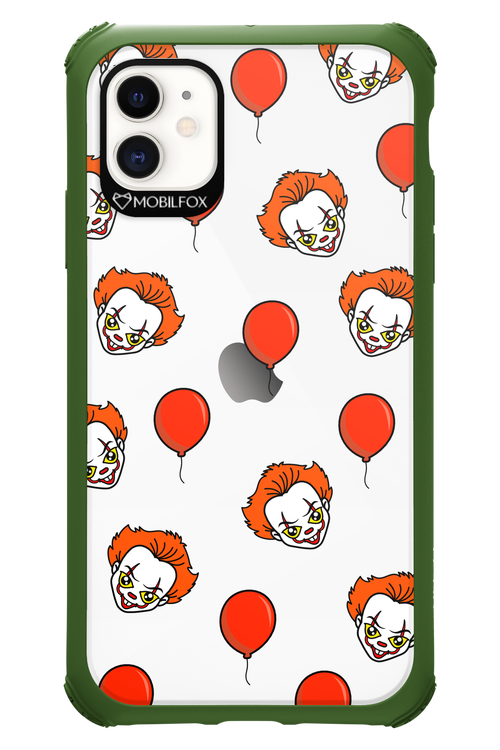 Mystery Clown (Transparent) - Apple iPhone 11