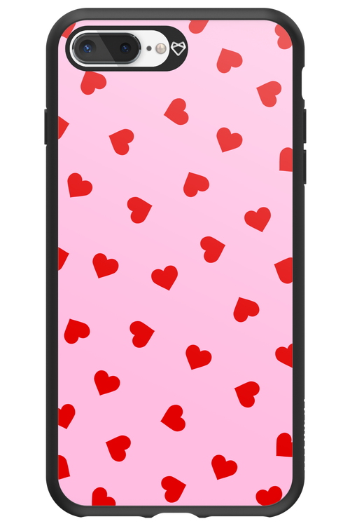 Sprinkle Heart Pink - Apple iPhone 8 Plus