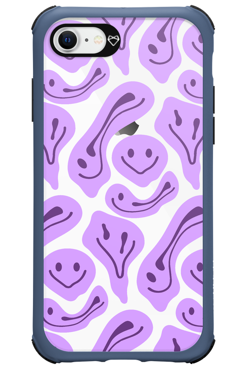 Fluid Smiley Purple - Apple iPhone 8