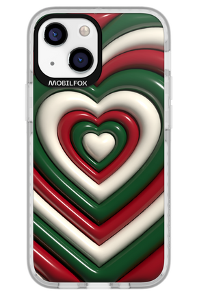 XMAS Hearts - Apple iPhone 13 Mini