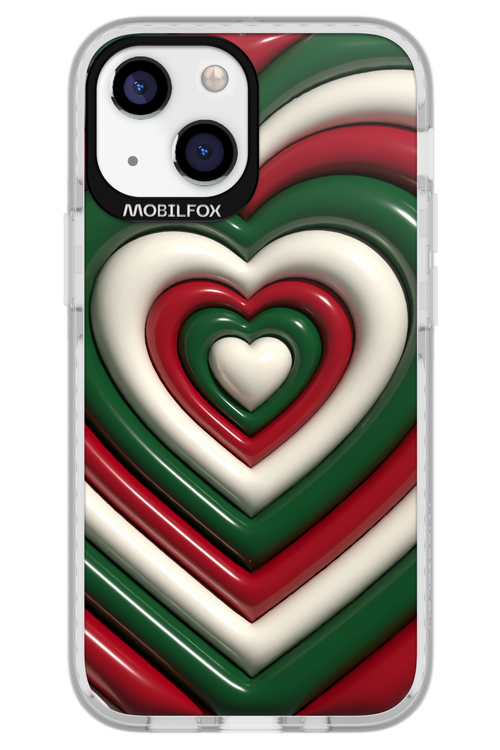 XMAS Hearts - Apple iPhone 13 Mini