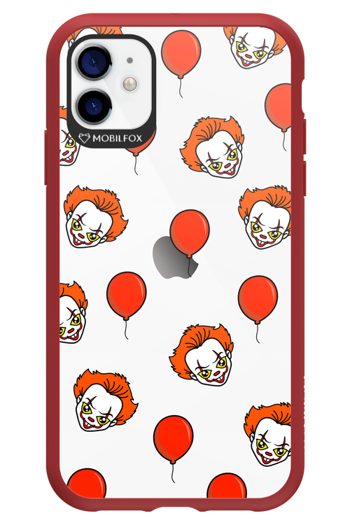 Mystery Clown (Transparent) - Apple iPhone 11