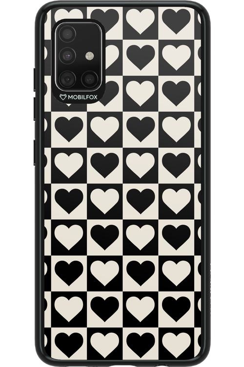 Checkered Heart - Samsung Galaxy A51