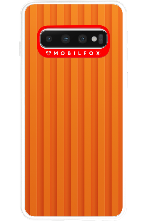 Orange Stripes - Samsung Galaxy S10