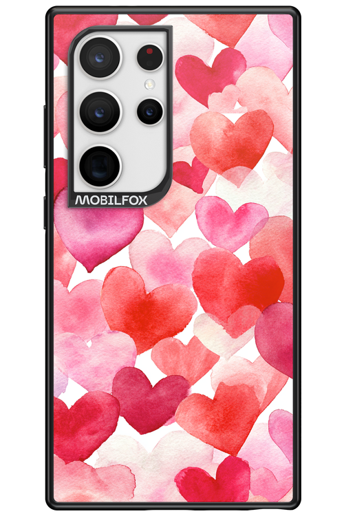 Water Painted Heart 2.0 - Samsung Galaxy S24 Ultra