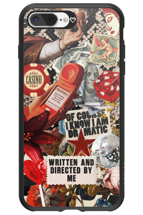 RED VINTAGE - Apple iPhone 7 Plus