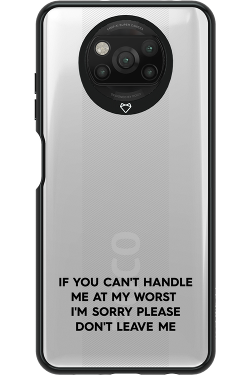 Sorry - Xiaomi Poco X3 Pro