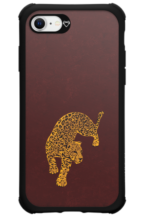 Burgundy Leopard - Apple iPhone SE 2022