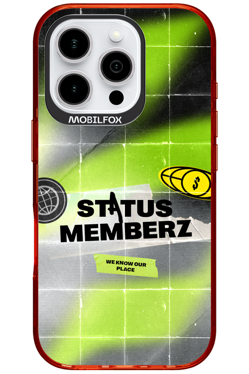 Status Memberz - Apple iPhone 16 Pro