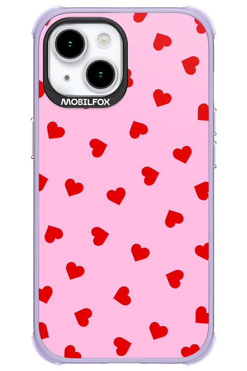 Sprinkle Heart Pink - Apple iPhone 15