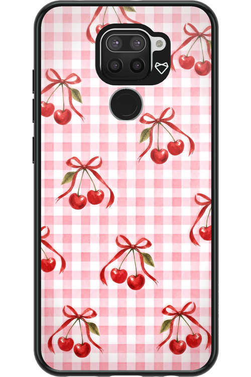 Pink Cherry Checked 2.0 - Xiaomi Redmi Note 9