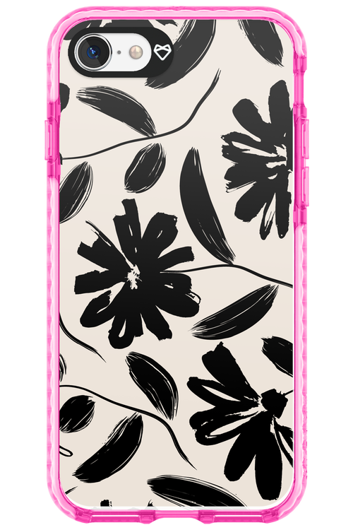 Monochrome Flowerss 2.0 - Apple iPhone SE 2020
