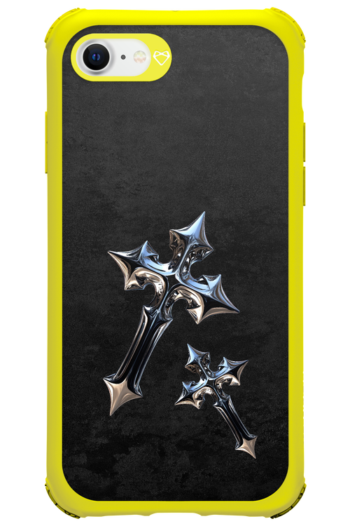 Chrome Crosses - Apple iPhone 8